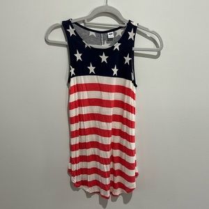 Old Navy American flag Tank Top, size XS